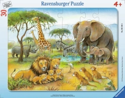 Ravensburger puzzle Afriške živali 30 koščkov