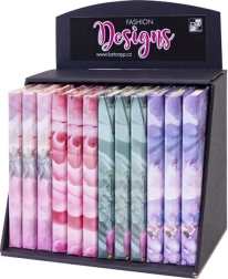 Beležnica A6 BLOOM, črtasta, mešanica motivov (96 listov)