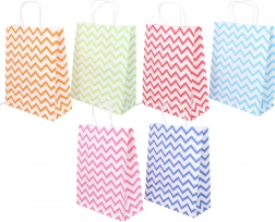 Darilna papirnata vrečka Celoleten motiv, srednja velikost