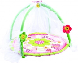 Otroška igralna podloga z mrežo proti komarjem