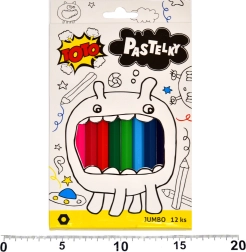 Jumbo Šestkotne Barvice 12 kosov