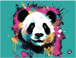 Prt za likovno vzgojo 65 × 50 cm – panda