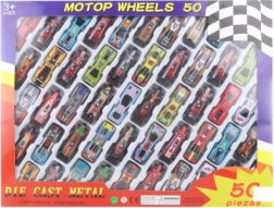 Set kovinskih avtomobilčkov 50 kos