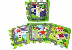 Mehki penasti bloki – mesto, 9 kosov (32 × 32 cm)