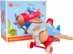 Leseno modro letalo s svetlobnimi učinki in zvoki