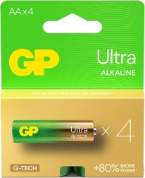 Alkalne baterije LR6/AA GP Ultra 4 kosi
