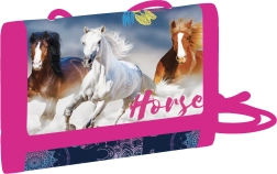 Otroška tekstilna denarnica s konjičnim motivom na ježka