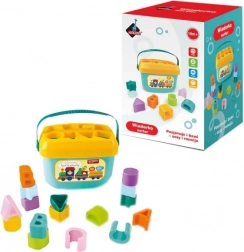 Razvrščevalno vedro z bloki