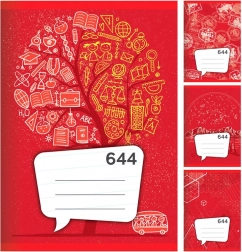 Zvezek A6, črtan, 40 listov