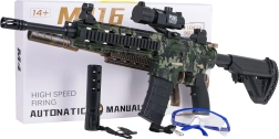 Gelni blaster M416 z vodnimi kroglicami in dodatki