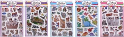 Nalepke z živalicami – mešane različice
