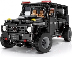 Komplet za sestavljanje terenskega vozila 1:10, 1722 kosov – črna