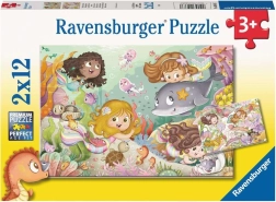 Ravensburger sestavljanka vile in morske deklice 2×12 koščkov
