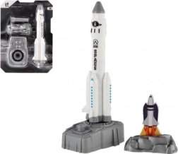 Plastični izstrelitveni raketoplan 19 cm z izstreliščem na kartici