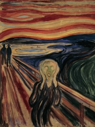 Sestavljanka Ravensburger Art Collection: Krik, 1000 koščkov