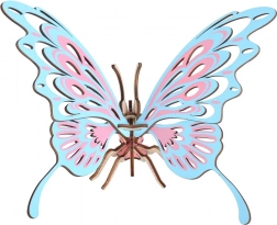 Woodcraft lesene 3D puzzle barviti metulj