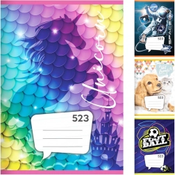 zvezek A5, 20 listov – črtan 12 mm