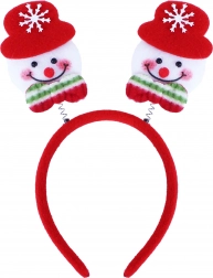 Božičen obroč z snežaki