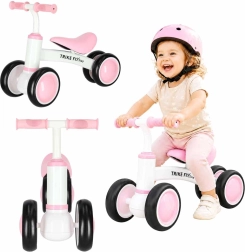 Trike Fix Tiny V2 Pink Kids’ Four-Wheel Balance Ride-On