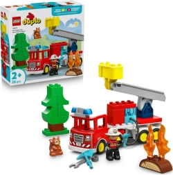 LEGO DUPLO Gasilski avto s cevjo in gasilcem