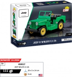 Model JEEP WILLYS CJ-2A 1:35 komplet COBI