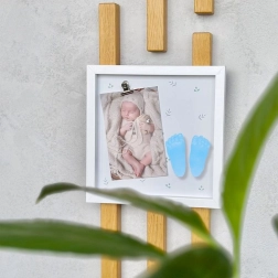 Okvir za fotografije in komplet za 3D odlitke za dojenčka – punčka