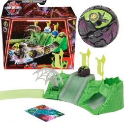 Bakugan Training Set s Spidro Insect Clan – vadbeni komplet z orožji in kartami