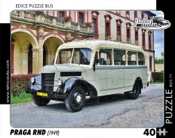 Retroavto Sestavljanka Avtobus Praga RND 1949 - 40 koščkov
