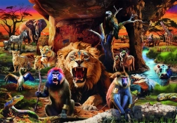 Clementoni puzzle Zbor živali 1500 koščkov