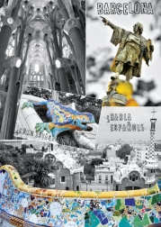 Puzzle Barcelona – kolaž 1000 kosov