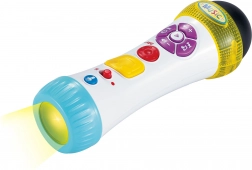 Mikrofon s svetlobnimi učinki in modulatorjem glasu