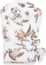 Otroška odejica za povijanje New Baby Safari 80 × 80 cm