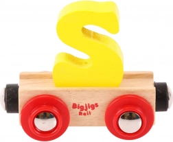 Bigjigs Rail lesen vagon – črka S