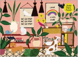 GALISON Puzzle Tukaj živi ljubezen 1000 kosov