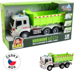 Tovorno vozilo na vztrajnik s svetlobo in zvokom