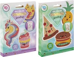 Komplet za izdelavo magnetov z diamantnimi kamenčki, 5 kosov