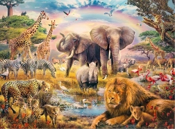 Ravensburger sestavljanka African Safari 100 koščkov