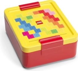 Lego škatla za malico rdeča/rumena