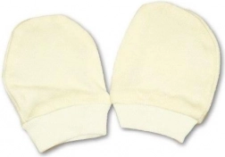 Bombažne rokavičke za novorojenčke z manšeto (0–6 m)