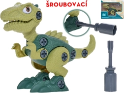 Vijačni dinozaver 21 cm – interaktivna sestavljanka za otroke