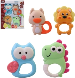 Elektronski ropotuljčki za dojenčke, set 4 kos