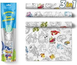 Pexi pobarvane prti - morske živali