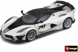 kovinski model avtomobila BBURAGO Ferrari FXX-K EVO 2017 1:43 bela/črna