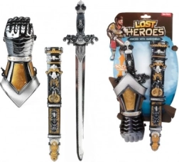 Viteška oprema plastičen meč z nožnico in ščitniki