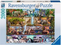 Sestavljanka Ravensburger Kraljestvo divjih živali 2000 kosov