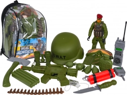 Mega komplet vojaka za otroke z dodatki