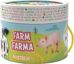 Opazovalna kartna igra KMETIJA z barvanko