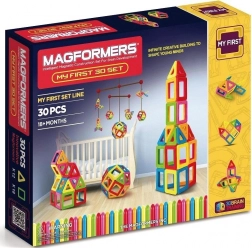 Magnetni gradbeni set Magformers Moje prvič 30 kosov