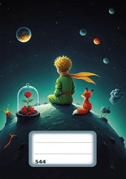 Beležka A5 črtasta, 40 listov Mali princ