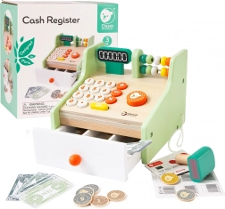 Lesena blagajna CLASSIC WORLD za otroke